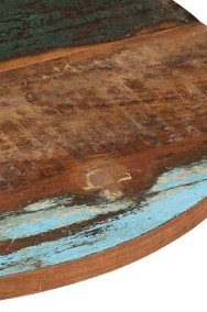 vidaXL Okrągły blat stołu, 70 cm, 25-27 mm, lite drewno z odzysku-3