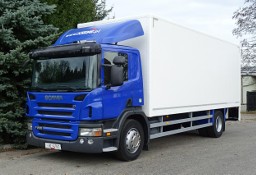 Scania P 230 Euro 5 kontener 18 palet winda klapa Sprowadzony Scania P230 Euro 5 kontener winda klapa , poduszki sprowadzony !