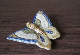 ceramiczny kolorowy motyl do powieszenia można napełnić go wodą z olejkiem 