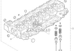 CLAAS Axion 870 Głowica Cylindra Silnika CZĘŚCI 00 00 1150 658 1 0011506581