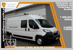 Peugeot Boxer Gwarancja, L3H2, 7 miejsc DOKA, Nawigacja, klima, tempomat