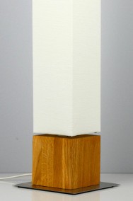 Lampa podłogowa KUBBO skandynawski drewno kostka-2