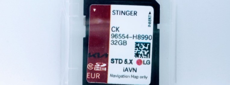 Karta SD KIA STINGER Gen 5.X (STD 5.X) EU 2023-1