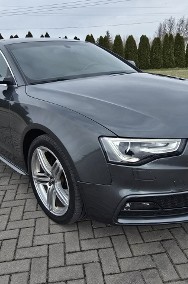 Audi A5 II 1,8Turbo benz. Serwis.S-Line x2. Kamera Cof.Navi.Xenony.Ledy.Alcanta-2