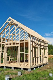 Konstrukcja szkieletowa drewniana 35m , dom , domu drewnianego-2