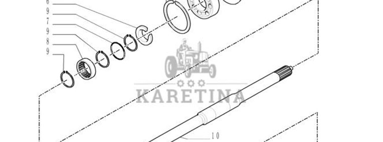New Holland T6010 Obudowa sprzęgła 87718795-1