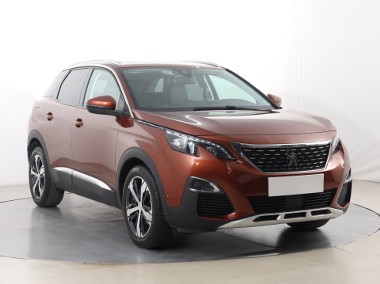 Peugeot 3008 , Salon Polska, Skóra, Navi, Klimatronic, Tempomat,-1