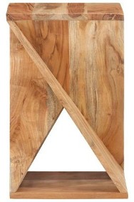 vidaXL Stolik pomocniczy, 35x35x55 cm, lite drewno akacjowe-2