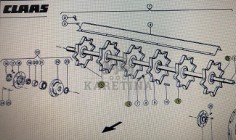 Dno Odrzutnika do Claas Mega 370/340 Nr kat. części 000 634 974 0 Nr kat. części 000 634 974 0