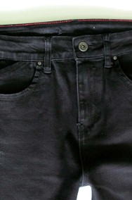 Spodnie - damskie - jeans czarne - 34 / 36 - biodra 86-96 cm-2