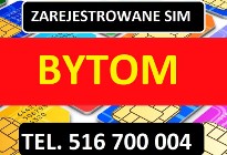 Zarejestrowane karty SIM BYTOM telefoniczne startówki Orange Play Plus T-mobile