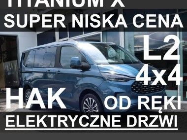 Ford T Tourneo Custom Titanium X Super Niska Cena Od ręki ! Kamera 360 Elekr.-1
