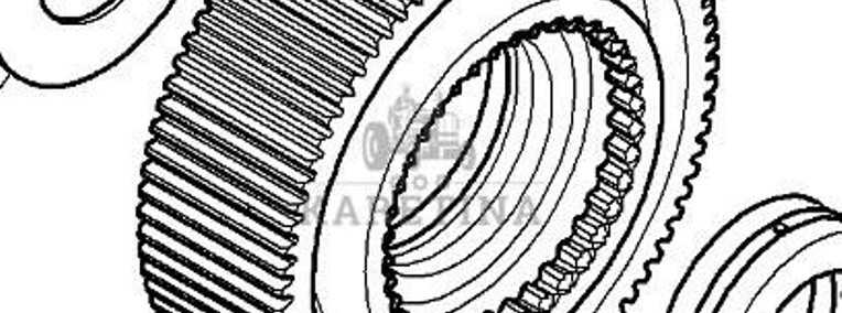 Massey Ferguson 5410 Koło Zębate Zębnik Zębatka Bieg Skrzyni Biegów 80 zębów CZĘŚCI 4307011M2-1