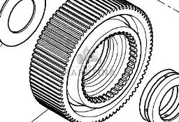 Massey Ferguson 5410 Koło Zębate Zębnik Zębatka Bieg Skrzyni Biegów 80 zębów CZĘŚCI 4307011M2