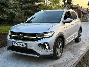 Volkswagen T-Cross 1,5 TSI 150 KM R-Line Automat Grzane fotele Kamera Zarejestrowany-1