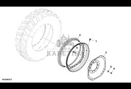 RE156610 John Deere 8345R - Felga