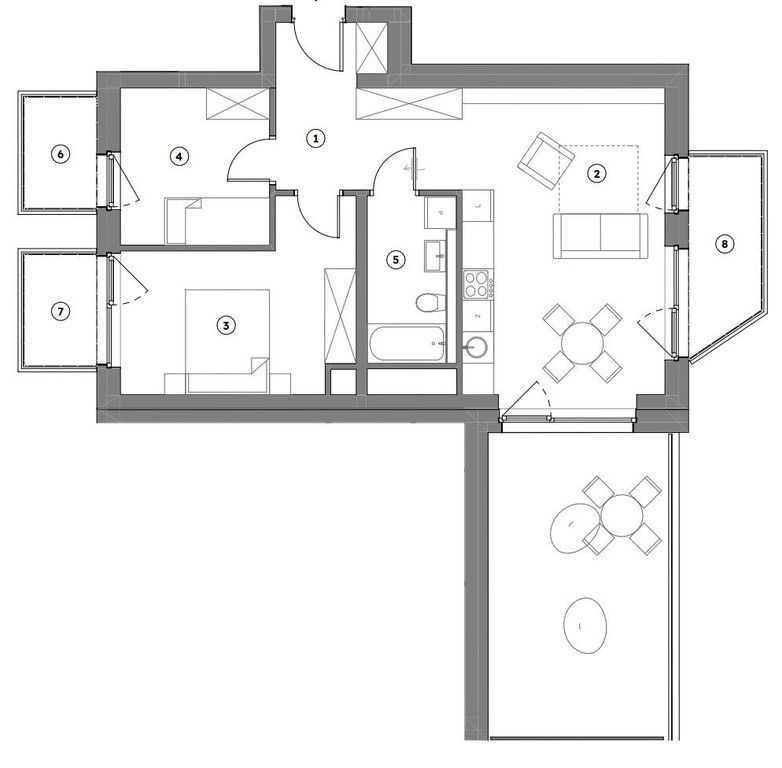 3 pokoje z balkonem na Piątkowie, bez prowizji! - Widok 2