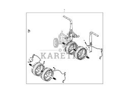 John Deere 9470RX - Zestaw osi BRE10329 (Oś przednia i tylnia)