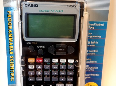 Kalkulator naukowy CASIO FX-5800P, programowalny, 664 funkcji-1