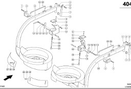 Claas Lexion 580 OBUDOWA LE 0007950221 (Rozdzielacz plew; zawieszenie)
