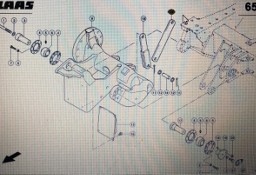 CLAAS 00 0764 618 0/00 0764 616 0/Claas listwa łącząca segment kos/Claas Lexion 580 670-640 760 600