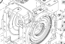 John Deere 8360R Obudowa Centralna Dyferencjału Korpus Mechanizmu Różnicowego CZĘŚCI RE315899