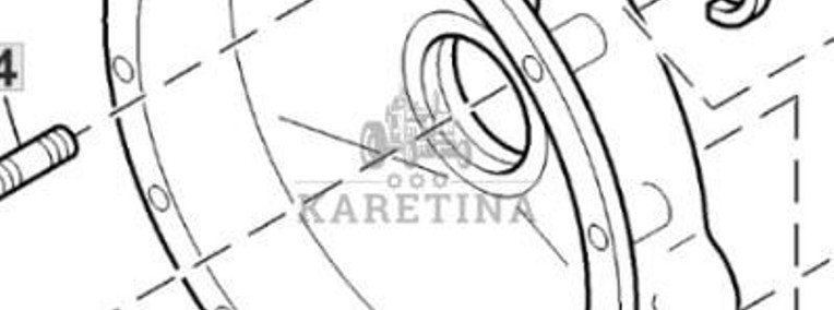 John Deere W540 Obudowa Zwolnicy Przedniej H225886-1