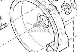 John Deere W540 Obudowa Zwolnicy Przedniej H225886