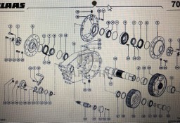 CLAAS 00 0764 135 0/00 0764 134 0/Claas napęd gąsienicy/Claas Lexion 580 560-540 570