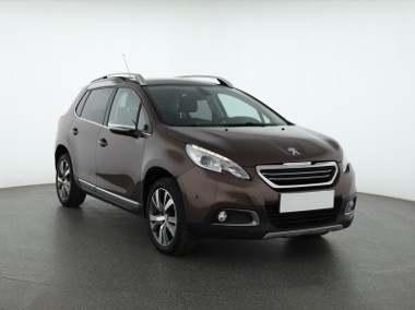 Peugeot 2008 , Salon Polska, Serwis ASO, Skóra, Navi, Klimatronic,-1