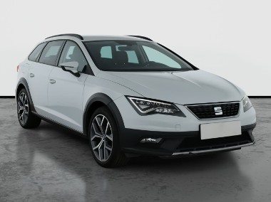 SEAT Leon III , Salon Polska, Serwis ASO, Skóra, Klimatronic, Tempomat,-1