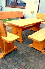 Meble ogrodowe drewniane,barowe stół,hustawka,ławki,dostawa 180zł-2