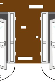 drzwi złoty dąb PVC sklepowe,szyba ,zewnętrzne, wejściowe 130x210 cieple i mocne-2