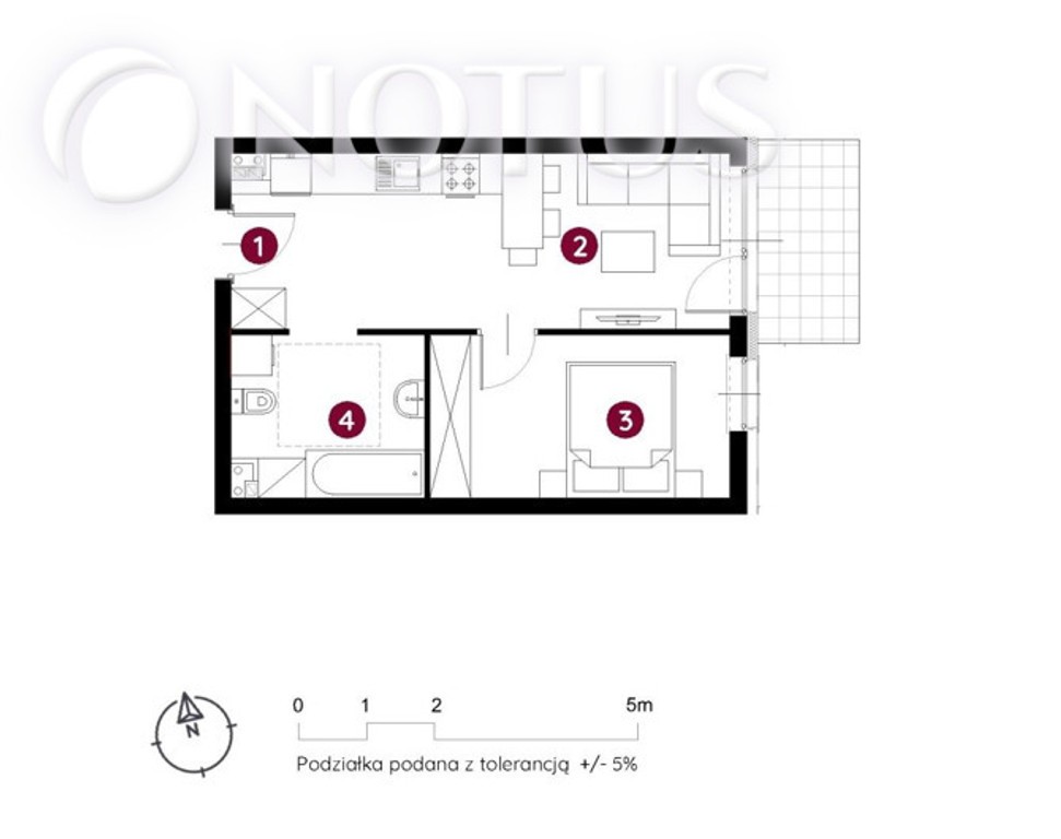 Bielsko | 35,40 m² | 2 pokoje | PROMOCJA - Widok 5