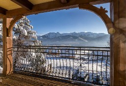 Ap.Przysłop Miętusi, Zakopane, kominek, parking, zima z widokiem