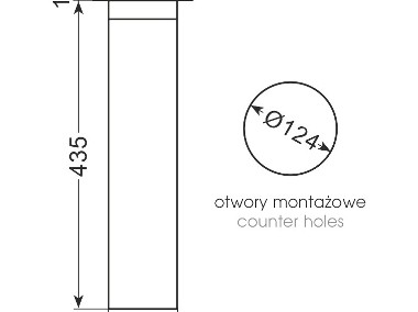 Dozownik kubków do zabudowy DZ- C2210C-2