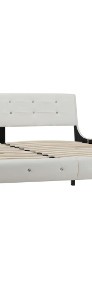 vidaXL Rama łóżka, biała, sztuczna skóra, 180 x 200 cm 280316-3