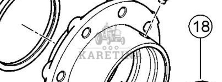 Claas Lexion 740 750 760 Piasta Koła Tylnej Osi 0007760421 00 0776 042 1-1