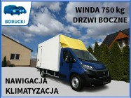 Fiat Ducato kontener drzwi boczne, winda 750 kg, nawigacja