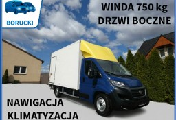 Fiat Ducato kontener drzwi boczne, winda 750 kg, nawigacja