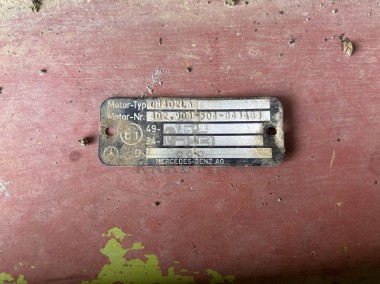 Claas Jaguar 840 Silnik Kompletny Mercedes OM402LA 402.901-1