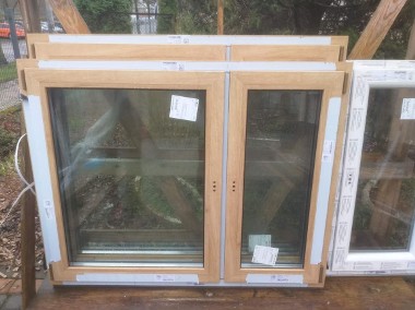 Nowe okna 2- stronny kolor Dąb turner/woodec oak, 3 szyby-1