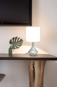vidaXL Lampy stołowe, 2 szt., dotykowe, białe, E14-2
