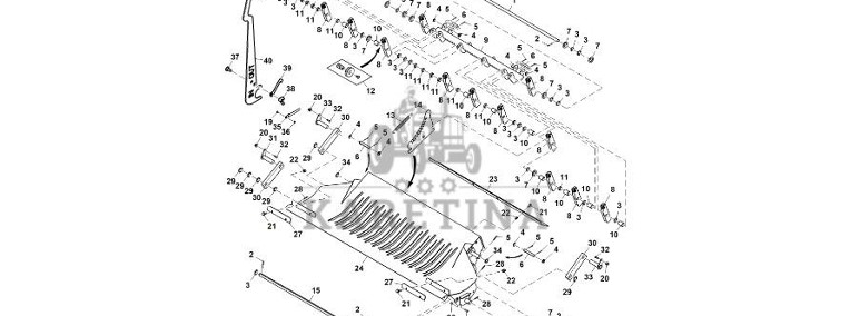 John Deere 960 - Rama DC222589 (Podbieracz)-1