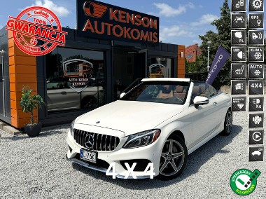 Mercedes-Benz Klasa C W205 AMG, Podgrzewane fotele, Nawiewy na kark, Kamera 360, Burmester, LED-1