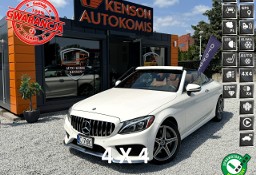 Mercedes-Benz Klasa C W205 AMG, Podgrzewane fotele, Nawiewy na kark, Kamera 360, Burmester, LED