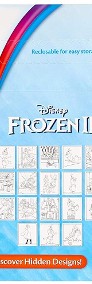 Crayola Kolorowanki z Magicznymi Pisakami Frozen 2 Elsa Anna-4