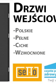 Drzwi stalowe zewnętrzne marki SETTO wraz z montażem. Polski produkt!-2