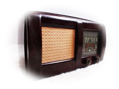 Piękne stare radio lampowe z lat 40-50-tych -1
