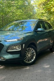 Hyundai Kona 1.6T-GDI 177KM 2WD Comfort 7DCT 1rej. 2020 Car Play Faktura FV23%-2